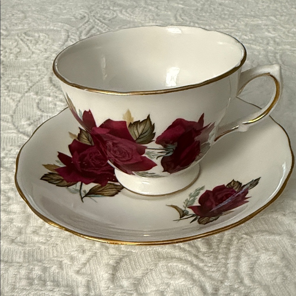Royal Vale Bone China Cup and Saucer Set